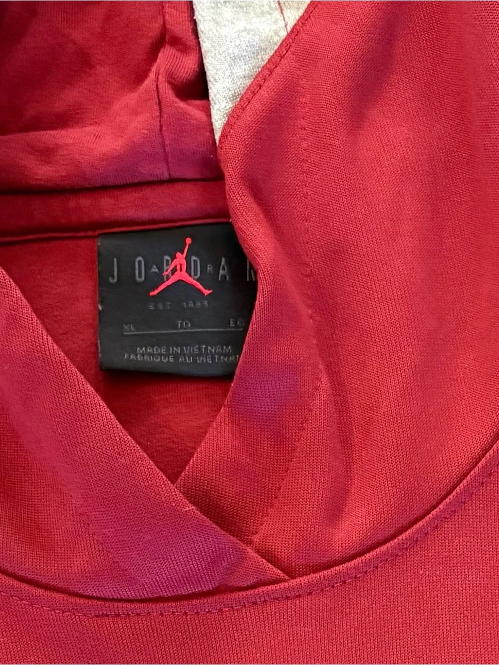 Nike Jordan Crimson Oklahoma Sooners Pullover Hoodie Size XL
